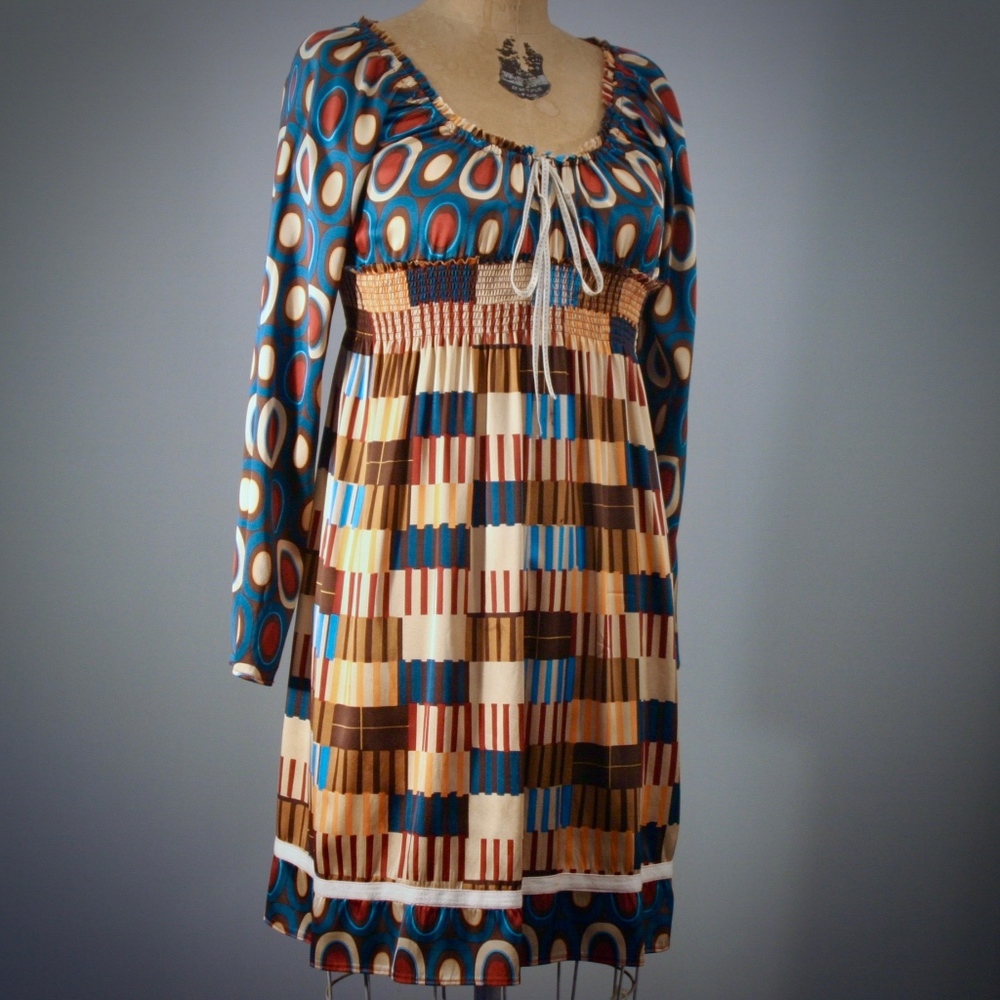 ANTHROPOLOGIE A COMMON THREAD silk dress